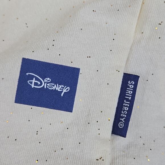 Walt Disneyworld Spirit Jeresy Gold Glitter Size Medium - Picture 5 of 6